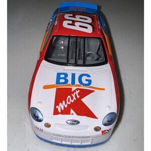 Nascar 1/24 Darrell Waltrip #66 BIG Kmart 1998 Racing Champions Die-cast Car Vtg